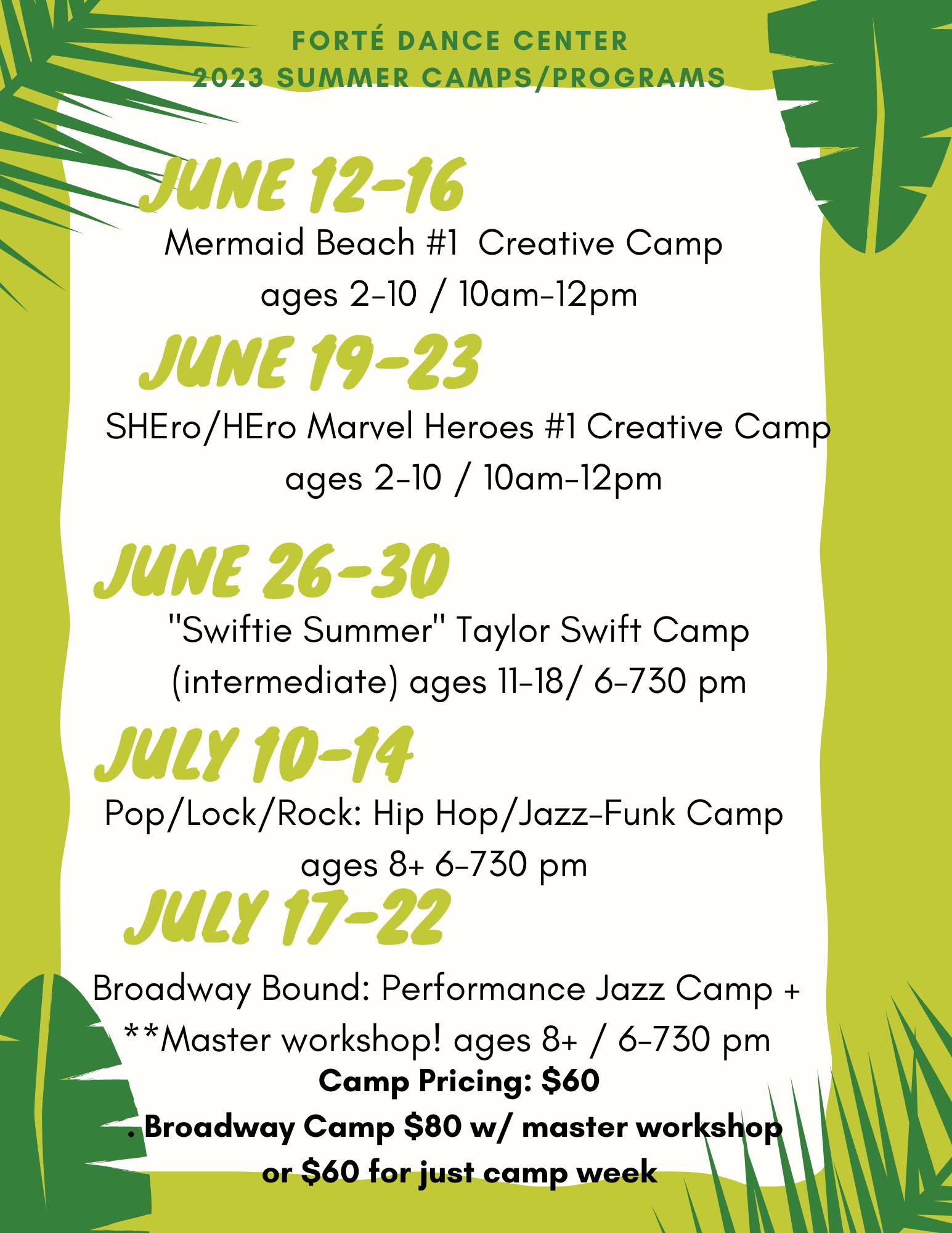 Summer Programs